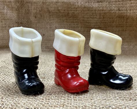 Plastic santa boots - Plastic Santa Boots (1 - 60 of 162 results) Price ($) Shipping All Sellers Sort by: Relevancy Gnome Boots (18) $7.00 Add to cart Vintage Paper Mache & Plastic Rosbro Kitschy Xmas Santa Red Boots Candy Container Santa in Boot Ornament Japan MCM Choose From Menu (513) $20.00 Add to cart Gnome Brown Boots (608) $6.00 Add to cart 